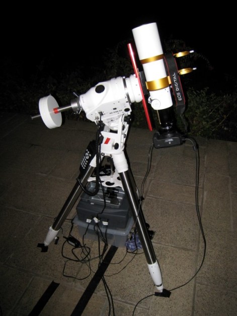 William Optics GT81 + AZ-EQ6 Mount set-up & imaging.  Nice one!
