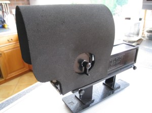 Telrad + homemade dew shield, using 3mm compressed foam 