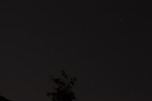 Without CLS filter, 8 secs @ ISO 800