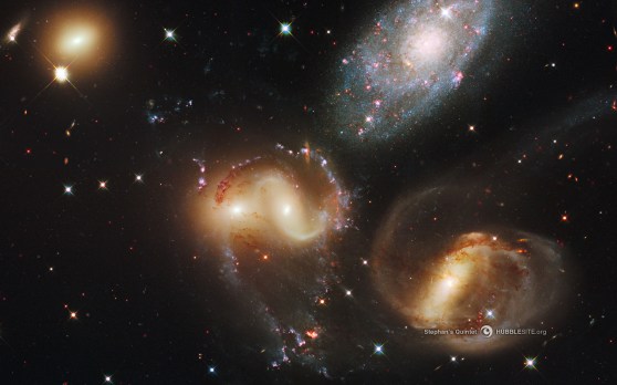 Stephan's Quintet taken by the Hubble telescope
