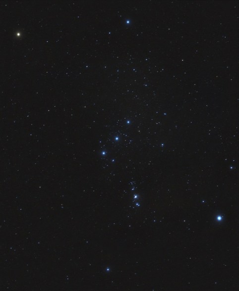 The Orion Constellation Canon 700D | 27 x 10 secs @ ISO 1,600 & calibration | 24th December 2014