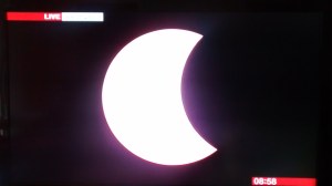 Uk eclipse courtesy if the BBC.