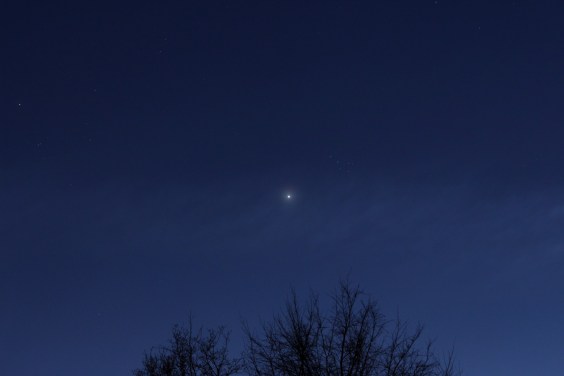 Venus at sunset last night.
