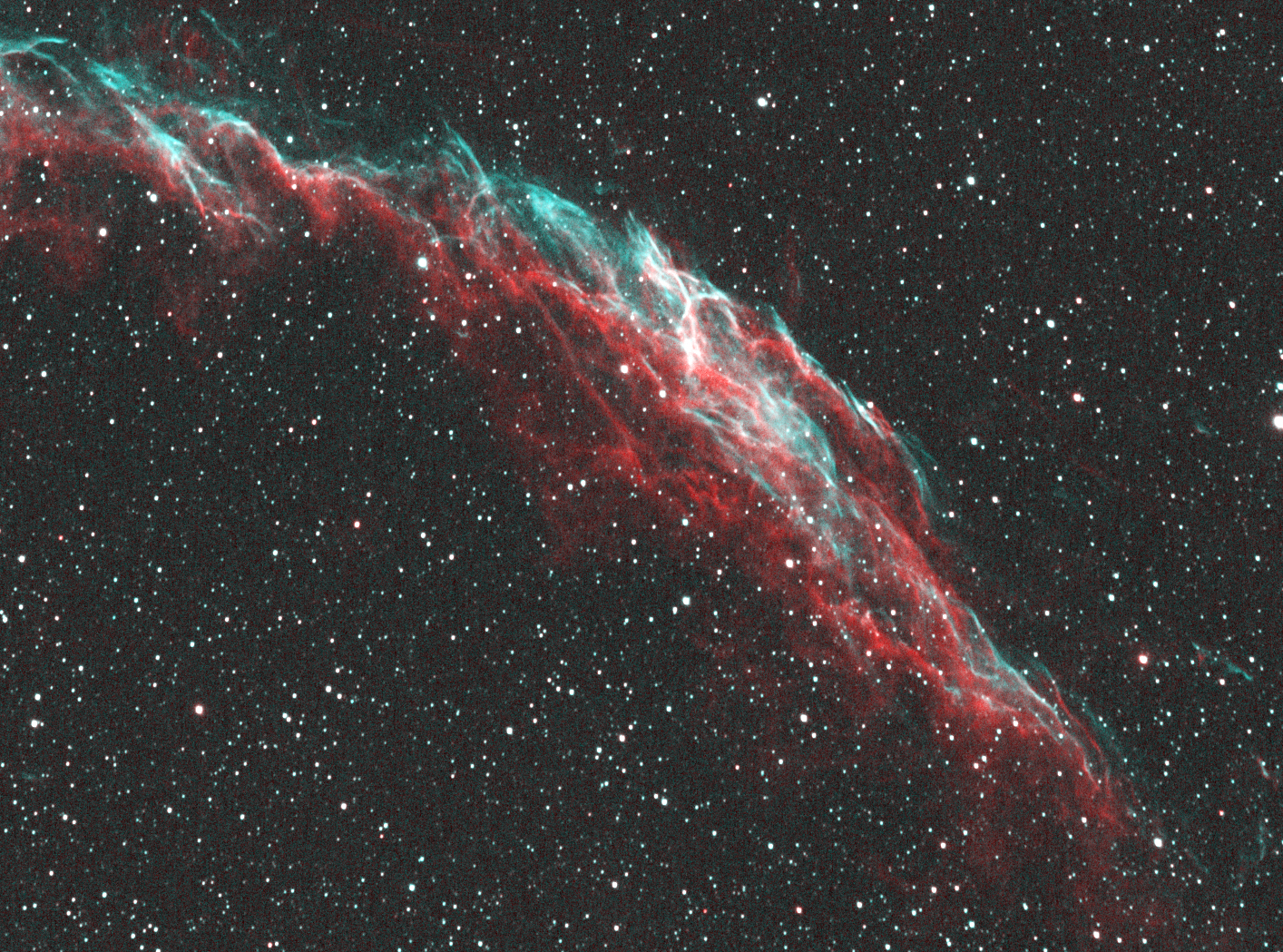 NGC 6992 Bicolour